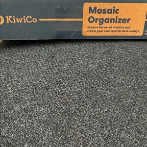 Kiwi co doodle crate - make a Mosaic Organizer Desk caddy